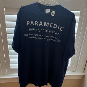 Navy Blue Paramedic T-Shirt